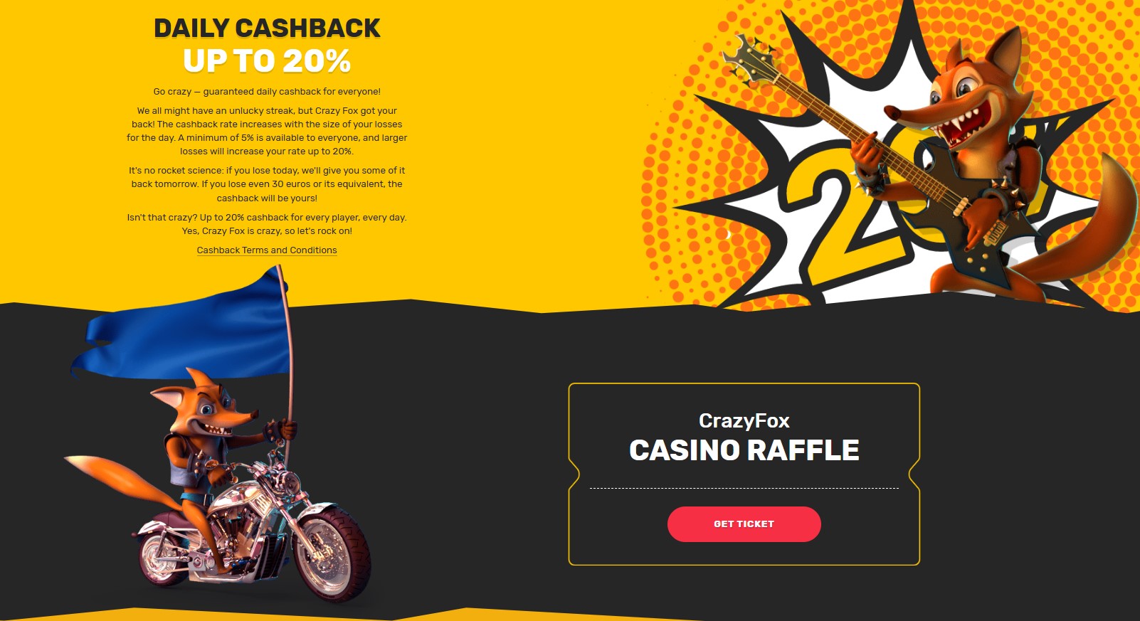 Crazyfox Casino Promoties